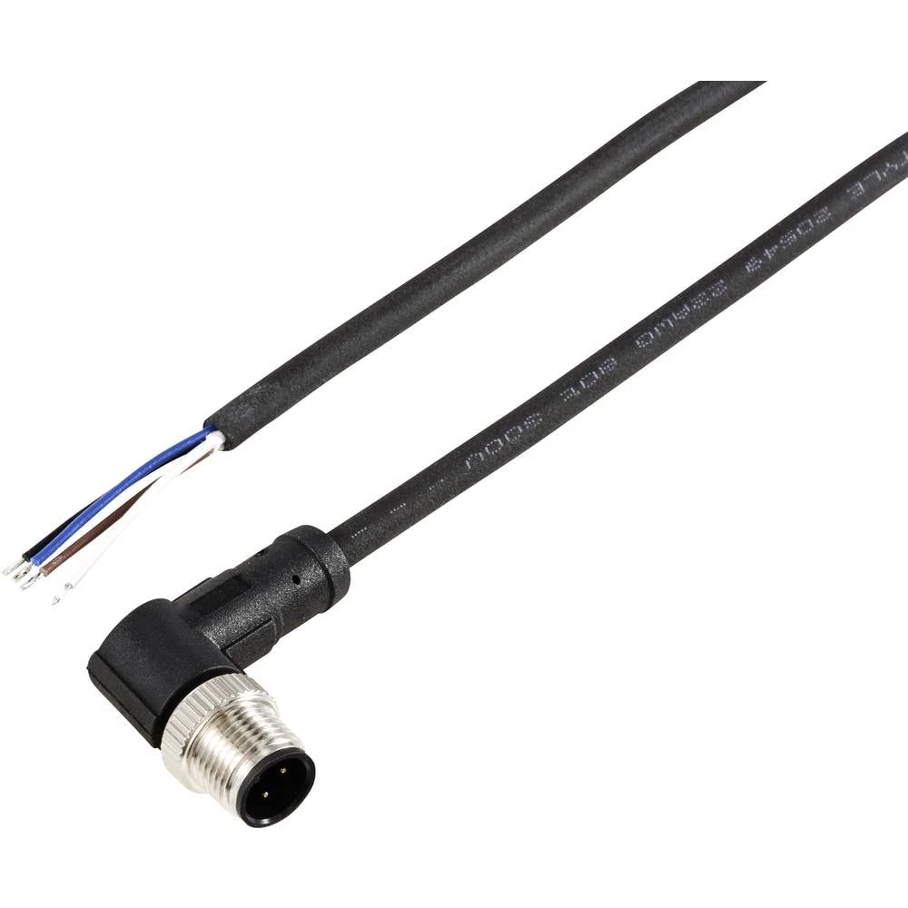 TRU COMPONENTS TC-12833100 priključni kabel za senzor/aktivator M12 kutni muški konektor 5 m Broj polova: 4 1 St. slika