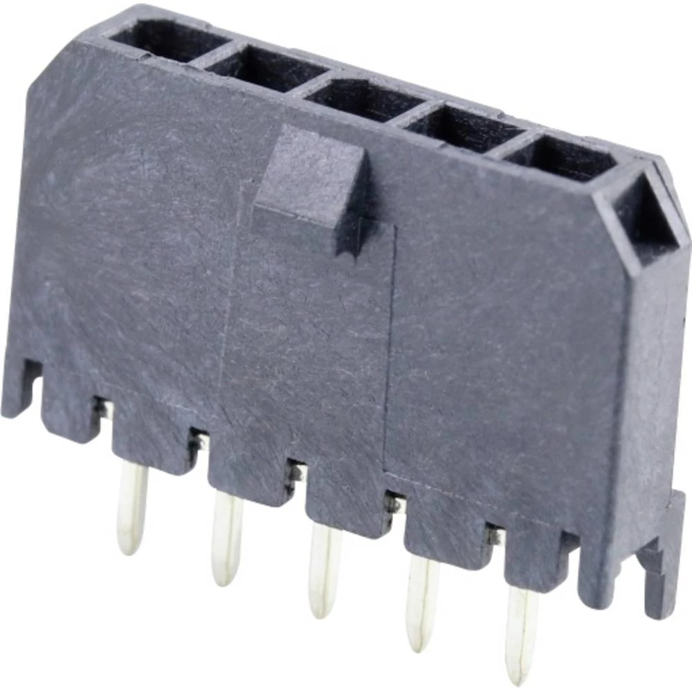 Molex 436500527 Micro-Fit 3.0 Vertical Header, 3.00mm Pitch, Single Row, 5 Circuits, with PCB Polarizing Peg, Tin, Glow-W slika