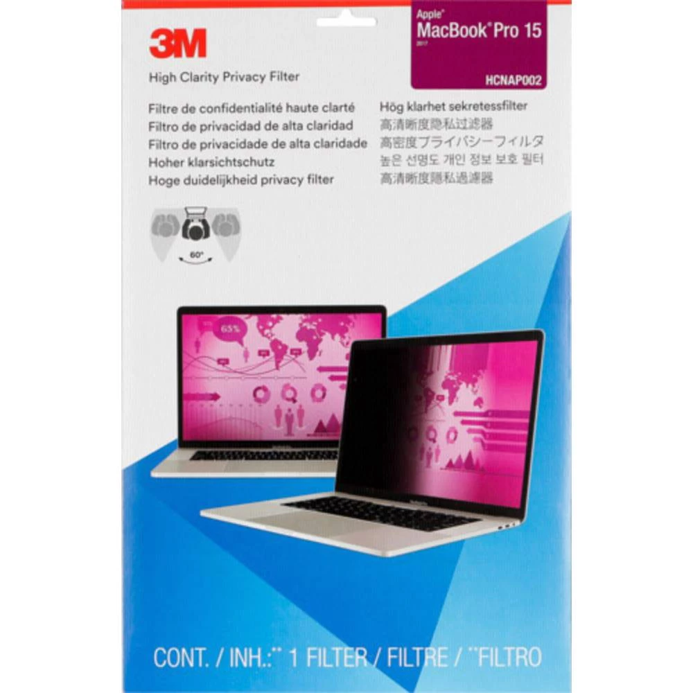 3M HCNAP002 Folija za zaštitu zaslona 38.1 cm (15 ") Format slike: 16:10 7100138399 Pogodno za model: Apple MacBook Pro 15 cola slika