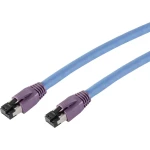 LAN (RJ45) Mreža Priključni kabel CAT 8.1 S/FTP 7.5 m Plava boja pozlaćeni kontakti, sa zaštitom za nosić Smart