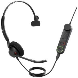 Jabra Engage 50 II slušalice sa žičanom trakom za glavu Ured/Call Center USB Type-C crna Jabra Engage 50 II telefon On Ear Headset žičani mono crna slika