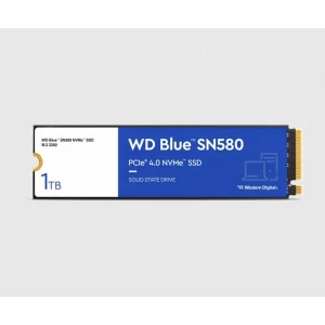 Western Digital Blue™ SN580 1 TB unutarnji M.2 PCIe NVMe SSD 2280 PCIe NVMe 4.0 x4 maloprodaja WDS100T3B0E slika