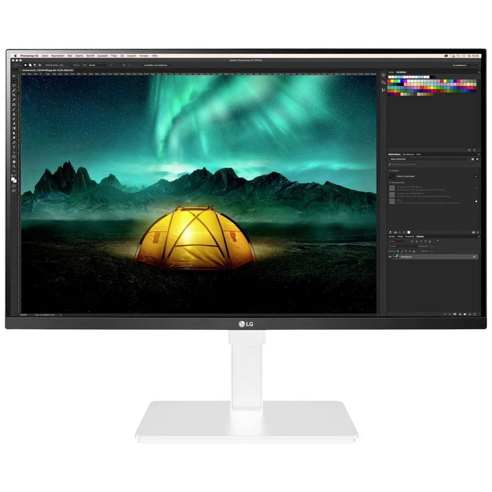 LG Electronics 32BN67U-W LED zaslon 80 cm (31.5 palac) Energetska učinkovitost 2021 G (A - G) 3840 x 2160 piksel UHD 5 ms HDMI™, DisplayPort, USB-C™, USB IPS LED slika