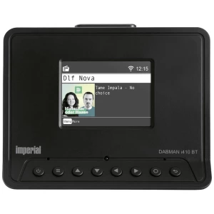 Imperial DABMAN i410 BT HiFi - tuner crna Bluetooth®, DAB+, internet radio, WLAN, USB slika