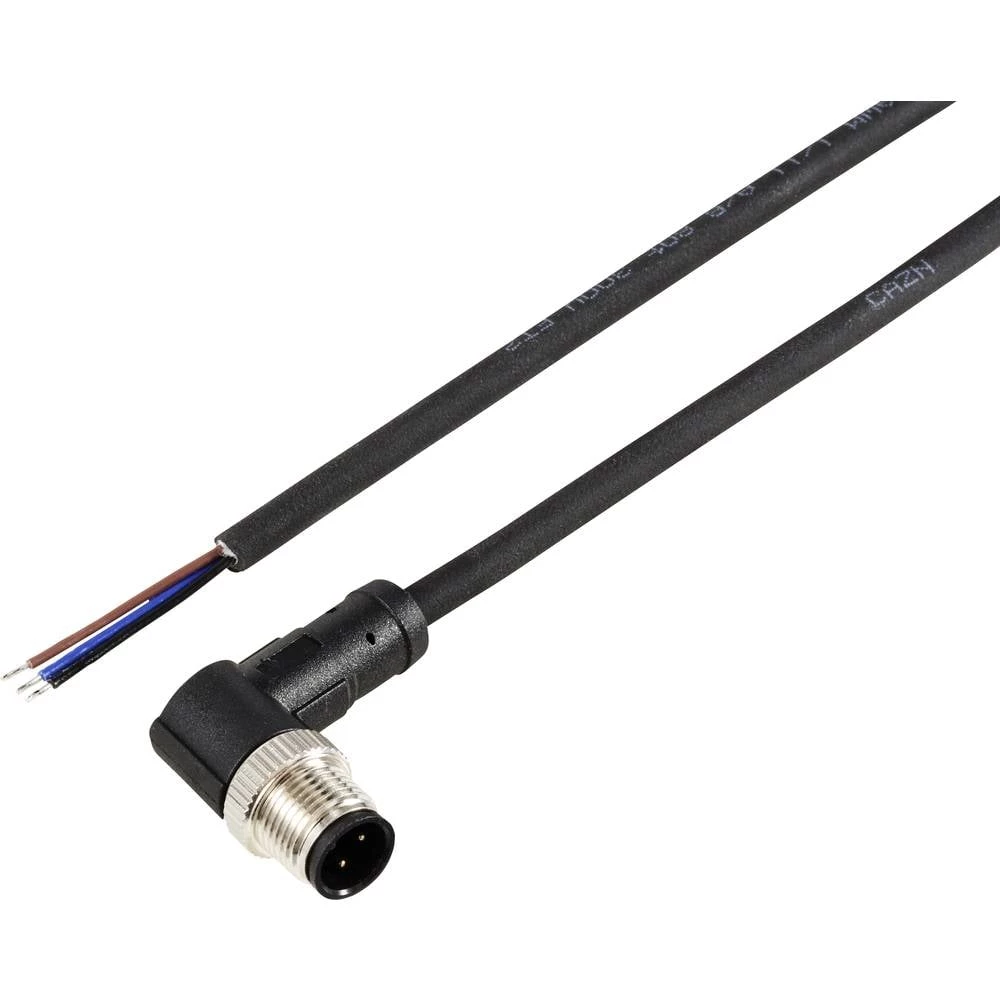 TRU COMPONENTS TC-12833116 priključni kabel za senzor/aktivator M12 kutni muški konektor 10 m Broj polova: 3 1 St. slika