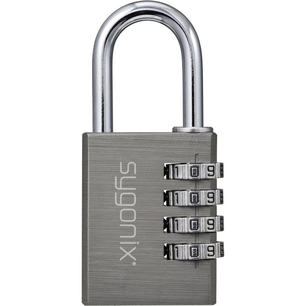 Sygonix SY-6932350 lokot 40 mm 4-Digit titan siva zaključavanje s kombinacijom brojeva slika