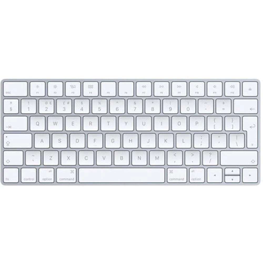 Apple Magic Keyboard (anglais) Bluetooth tipkovnica Srebrna, Bijela Ponovo punjiv slika