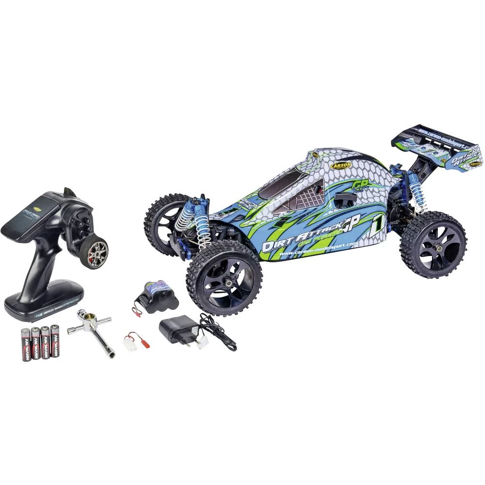 Carson Modellsport Dirt Attack GP 3.0 1:5 RC model automobila Benzin Buggy 4WD RtR 2,4 GHz slika