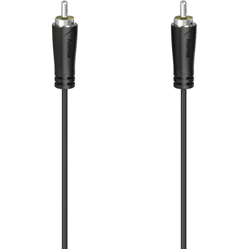 Hama 00205098 Cinch audio priključni kabel [1x muški cinch konektor - 1x muški cinch konektor] 1.5 m crna slika