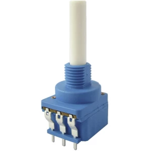 Weltron 002045038262 WSFA202-A1-08-30F1-100K-10%-LIN vrtljivi potenciometar s rotacijskim prekidačem mono 0.4 W 100 kΩ 1 slika
