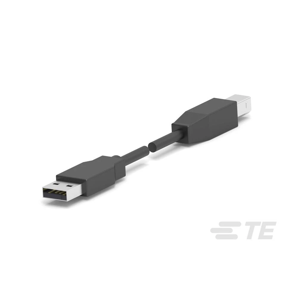 TE Connectivity USB kabel USB-A utikač, USB-B utikač 0.25 m 1487594-2 slika