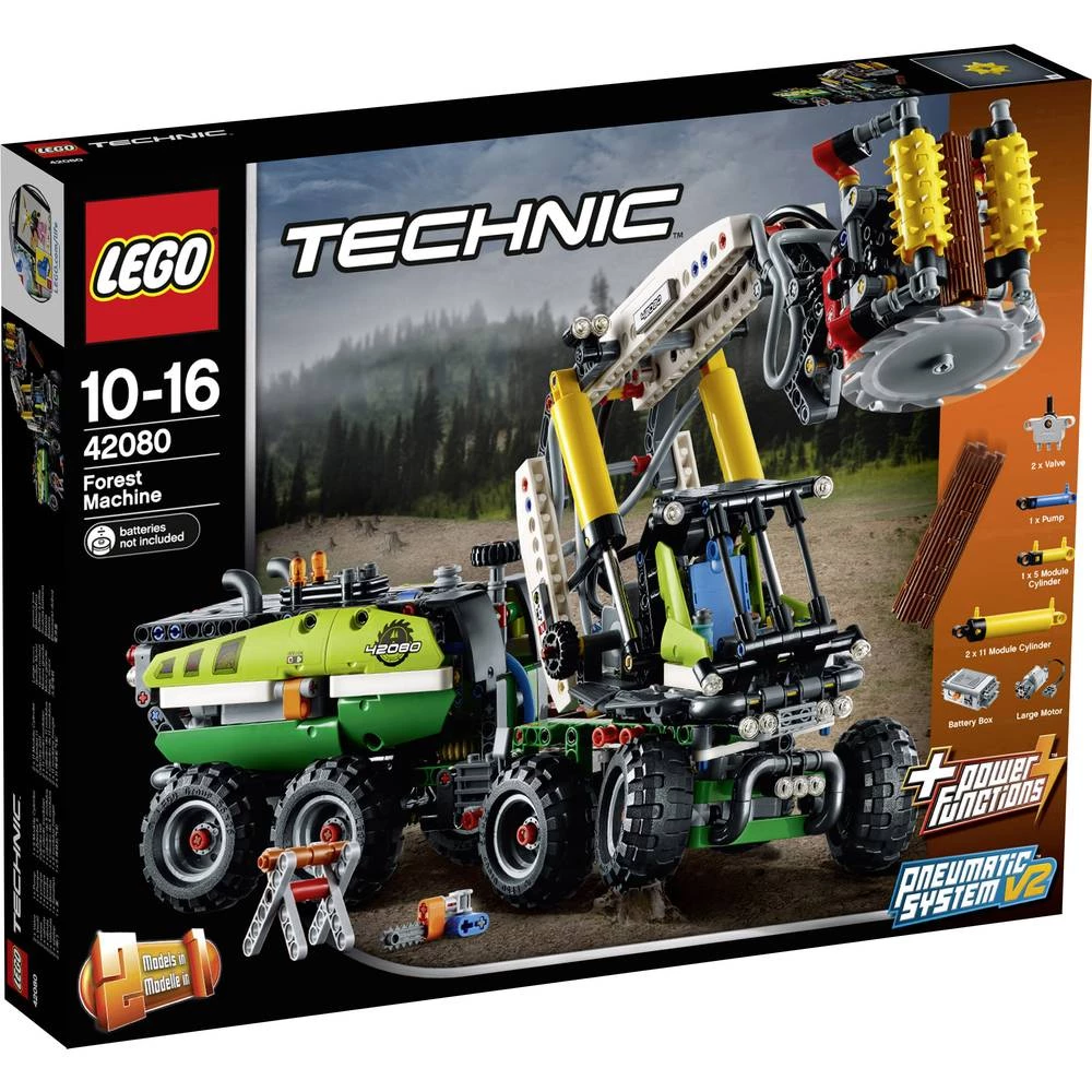 LEGO&reg; TECHNIC 42080 Harvester šumarstvo stroj slika