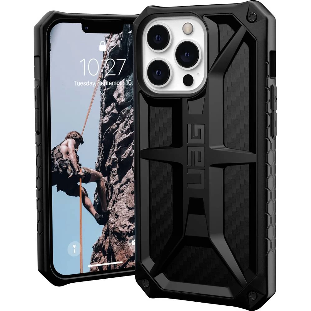 Urban Armor Gear  Monarch Case  stražnji poklopac za mobilni telefon  Apple  iPhone 13 Pro  karbon crna boja slika