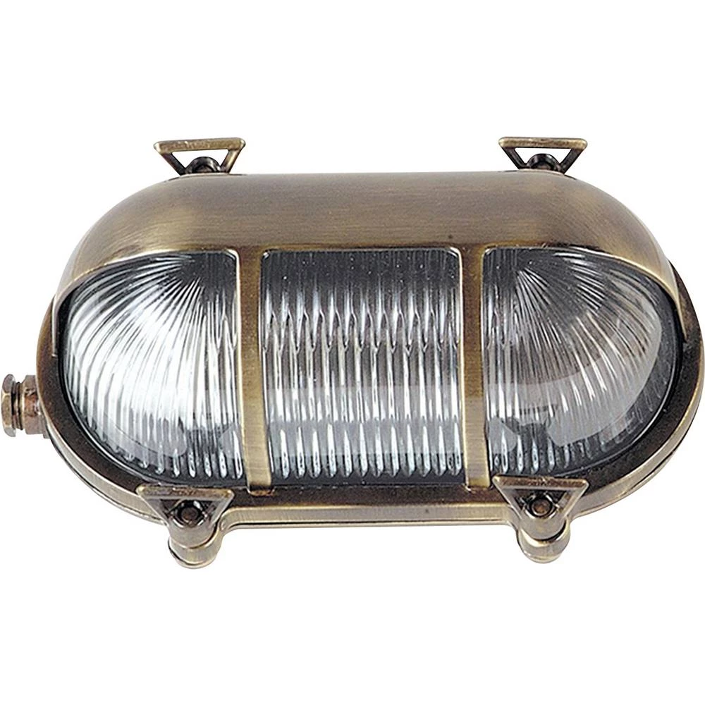 Lichterlebnisse    435 BRASS ANTIQUE    9725    vanjsko zidno svjetlo            E27        starinski mjed, bistra, prozirna slika