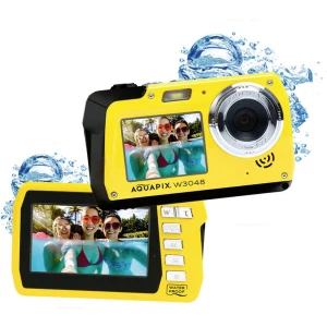 Easypix W3048-Y "Edge" digitalni fotoaparat 48 Megapixel žuta podvodna kamera, prednji zaslon slika