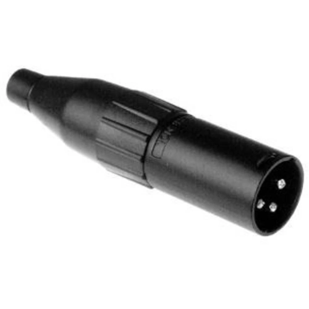 XLR utični konektor Ravni muški konektor Broj polova: 3 Crna Amphenol 1 ST slika