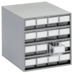 Magazin za pohranu (Š x V x d) 400 x 395 x 400 mm Svijetlosiva, Prozirna Treston 1640-1 1 ST