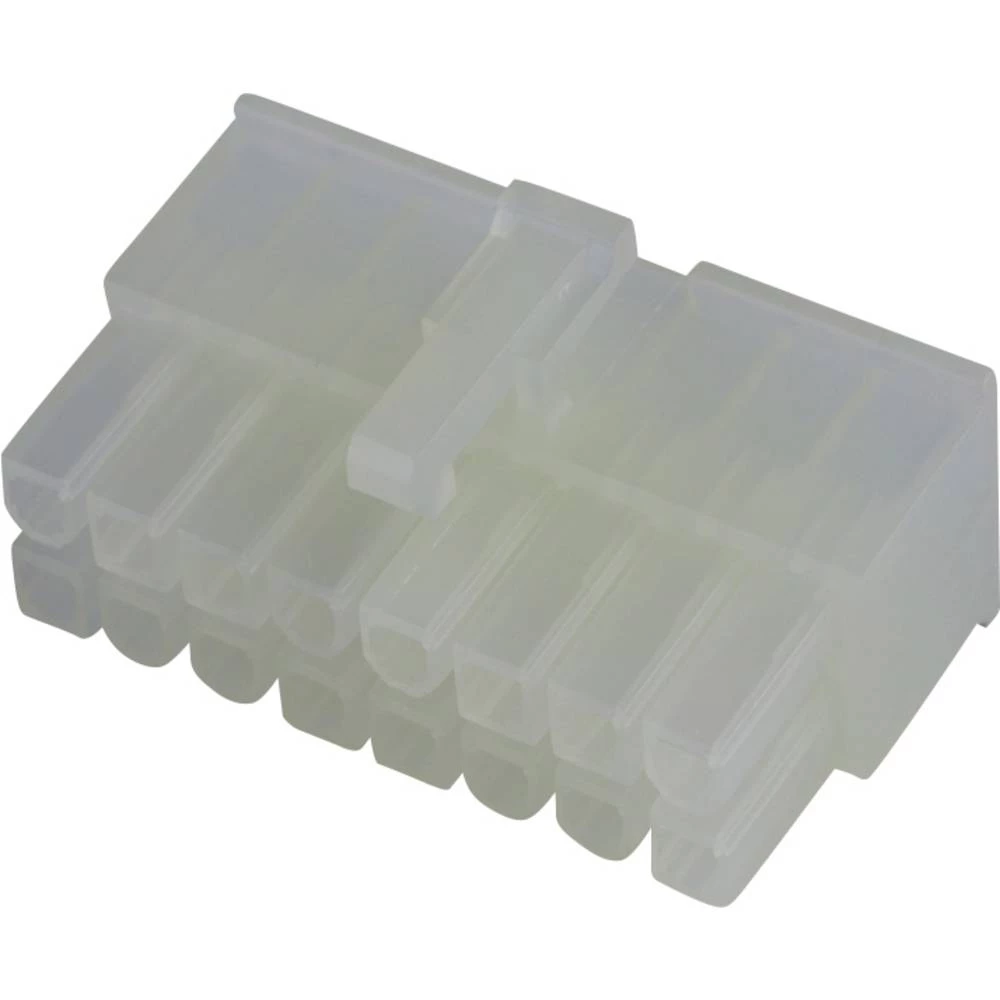 Molex 39012160 Mini-Fit Jr. Receptacle Housing, Dual Row, 16 Circuits, UL 94V-2, Natural slika
