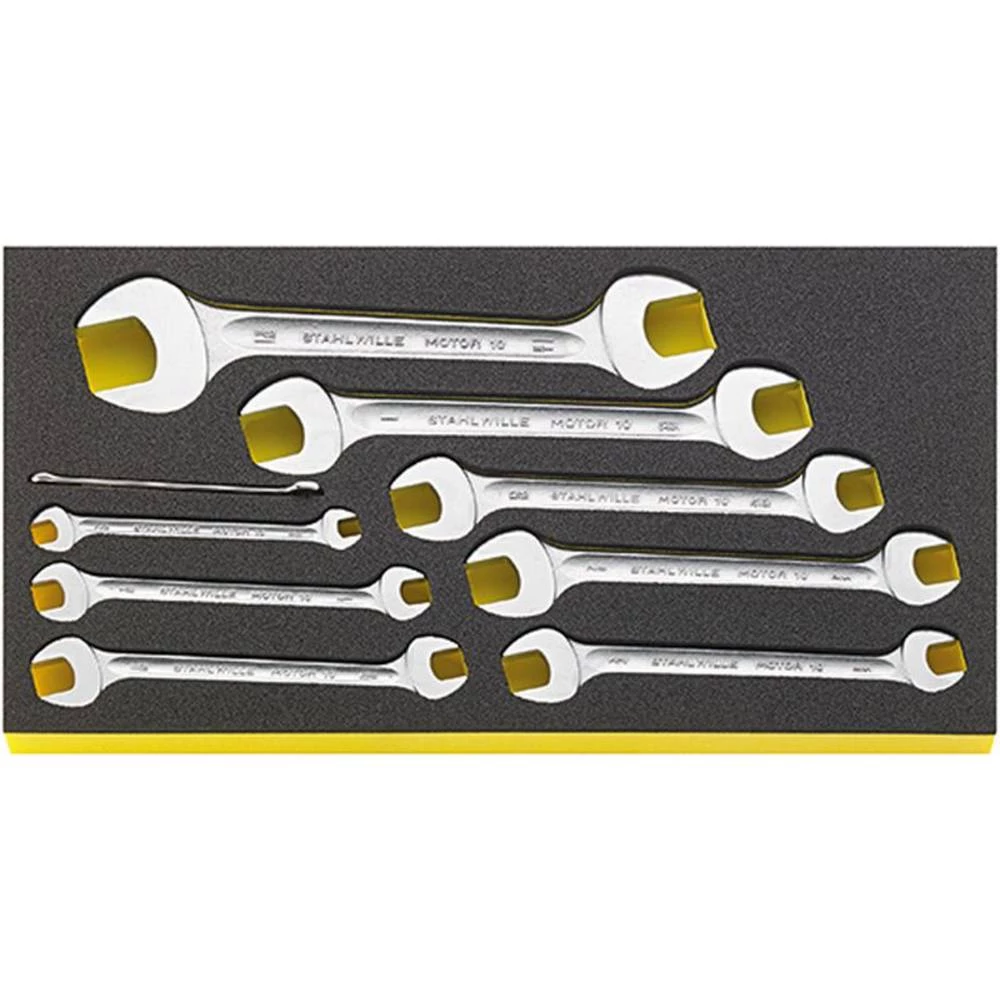 Stahlwille 96830124 TCS WT 10A/9 dupli viličasti ključ set Veličina ključa (inča) (samo za naslov) 1/2" - 25/32" slika