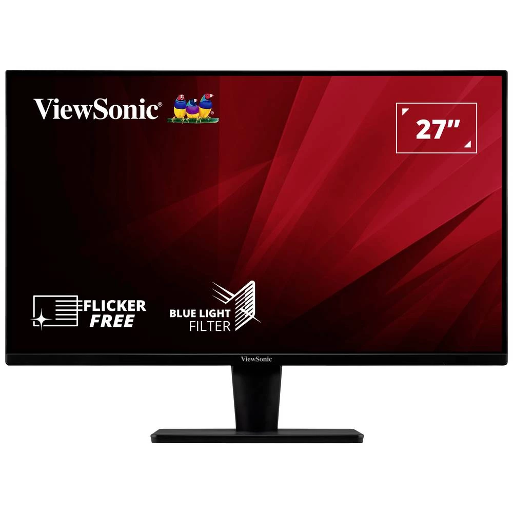 Viewsonic VA2715-H LED zaslon 68.6 cm (27 palac) Energetska učinkovitost 2021 F (A - G) 1920 x 1080 piksel Full HD  VGA, HDMI™, jack VA LED slika