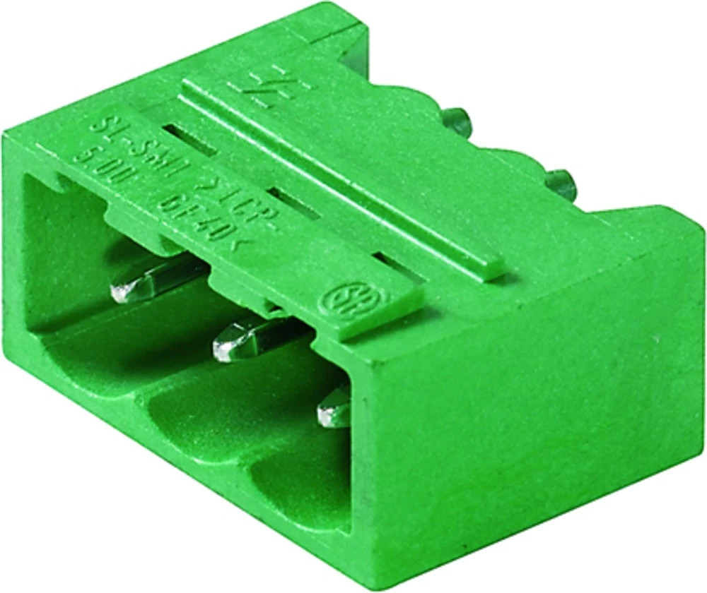 Utični konektor za tiskanu pločicu SL-SMT 5.00/10/90G 3.2SN BK BX Weidmüller sadržaj: 50 komada slika