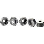 1:10 Zahvatnik aluminijskih naplataka Absima 12 mm --> 17 mm Aluminij boja 4 ST