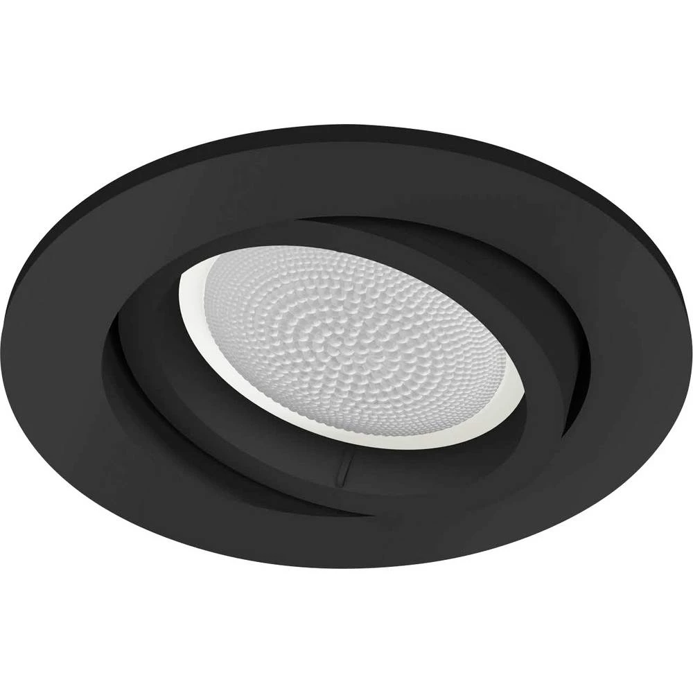 Philips Lighting Hue LED stropni reflektori 871951434292700  Hue White & Col. Amb. Centura Einbauspot 1 flg. schwarz 350lm GU10 5.7 W slika