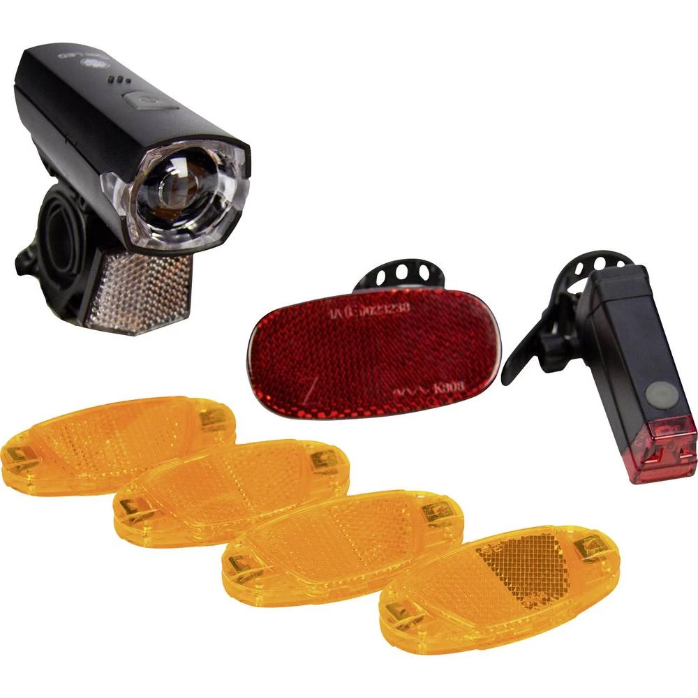 Reflektor Fischer Fahrrad 85345 LED baterijski pogon Crna slika