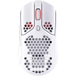 HyperX Pulsefire Haste Wireless White igraći miš bežični optički bijela, ružičasta 6 Tipke  osvjetljen