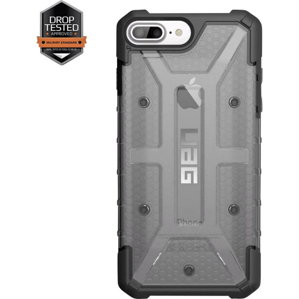 iPhone vanjski etui uag Plasma Pogodno za: Apple iPhone 6S Plus, Apple iPhone 7 Plus, Apple iPhone 8 Plus, Siva, Prozirna slika