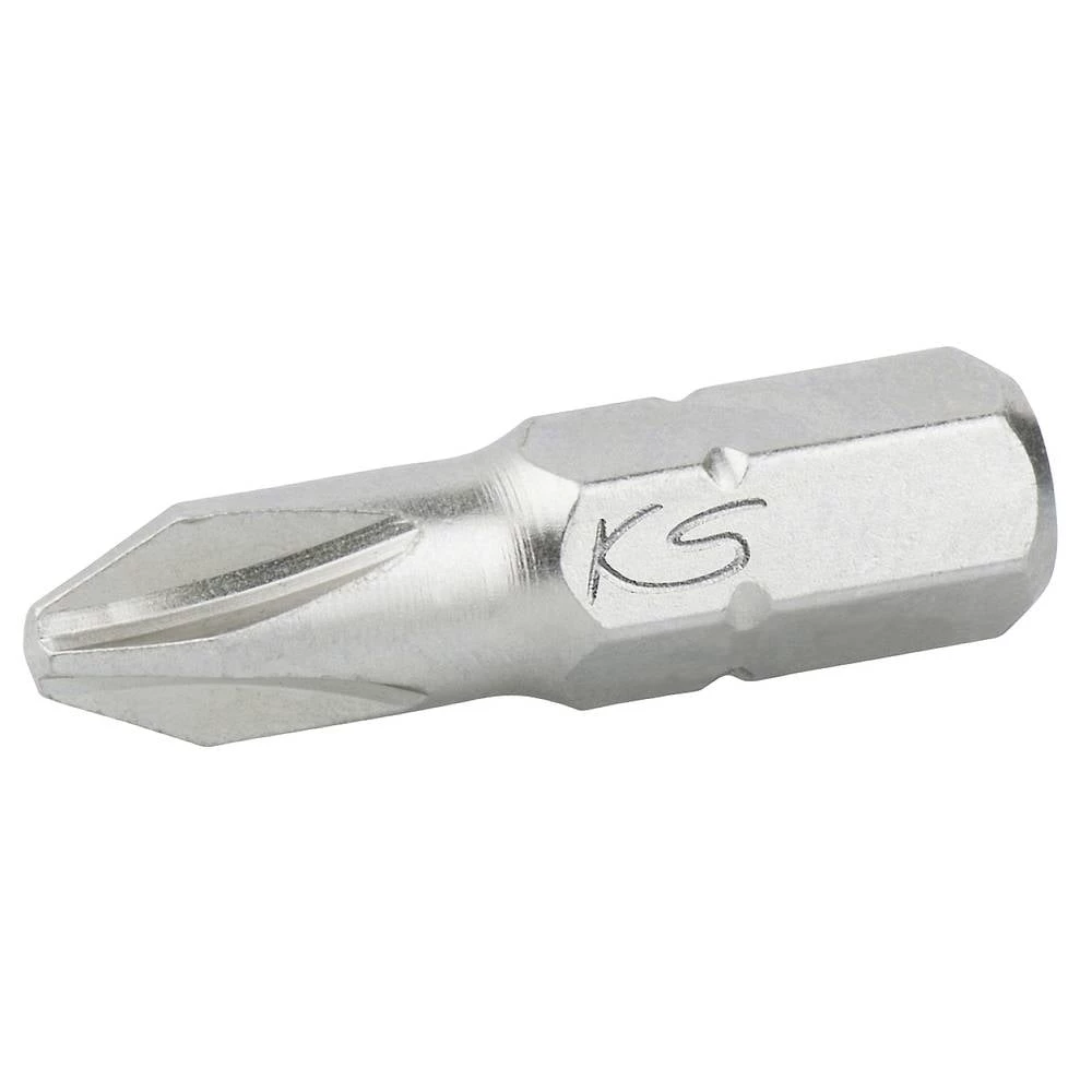 KS Tools 911.5133 9115133 križni bit PH 2 poniklovani C 8 kom. slika