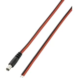 VOLTCRAFT VC-10906520 niskonaponski priključni kabel niskonaponski adapter - slobodan kraj 5.5 mm 2.1 mm 2.00 m 1 St.
