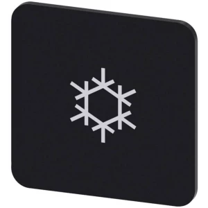 Siemens 3SU1900-0AF16-0RW0 ploča za natpise kvadratan (Š x V) 22 mm x 22 mm hlađenje crna, bijela 10 St. slika