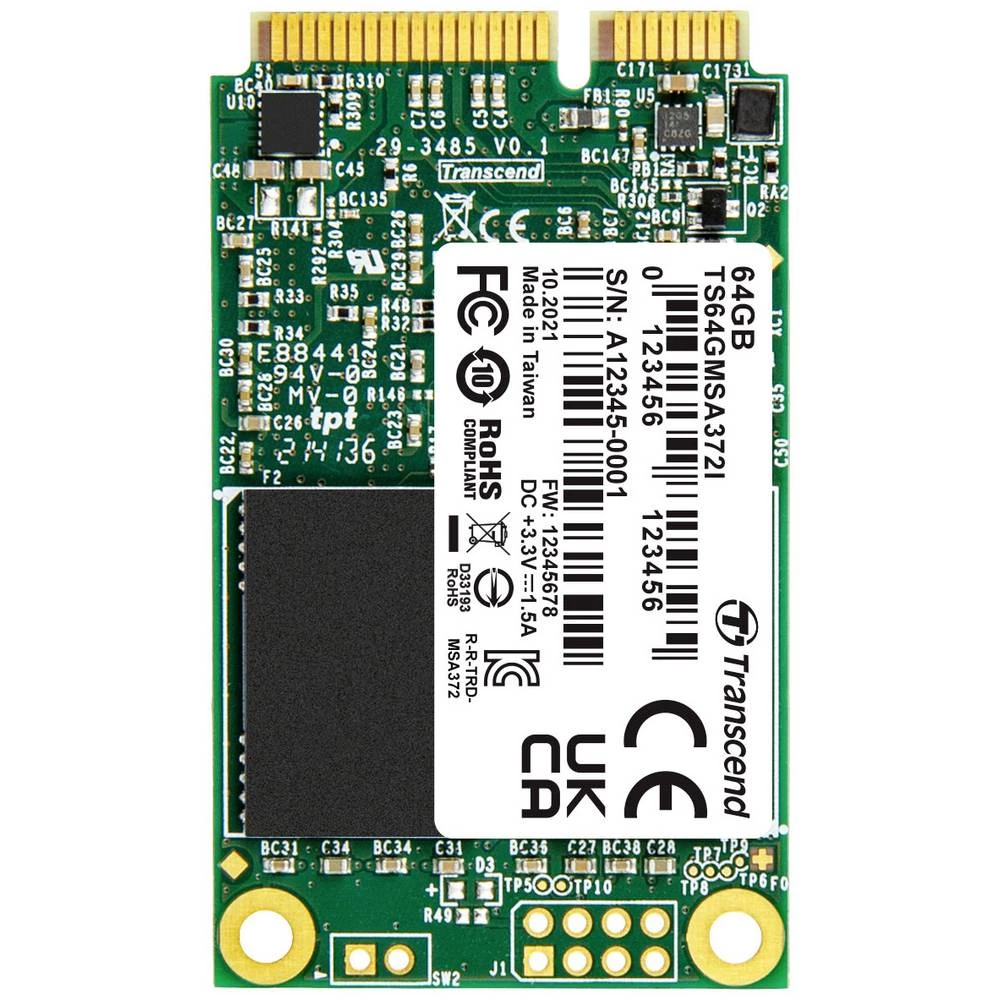 Transcend  64 GB unutarnji tvrdi disk 6.35 cm (2.5 ") SATA III  TS64GMSA372I slika