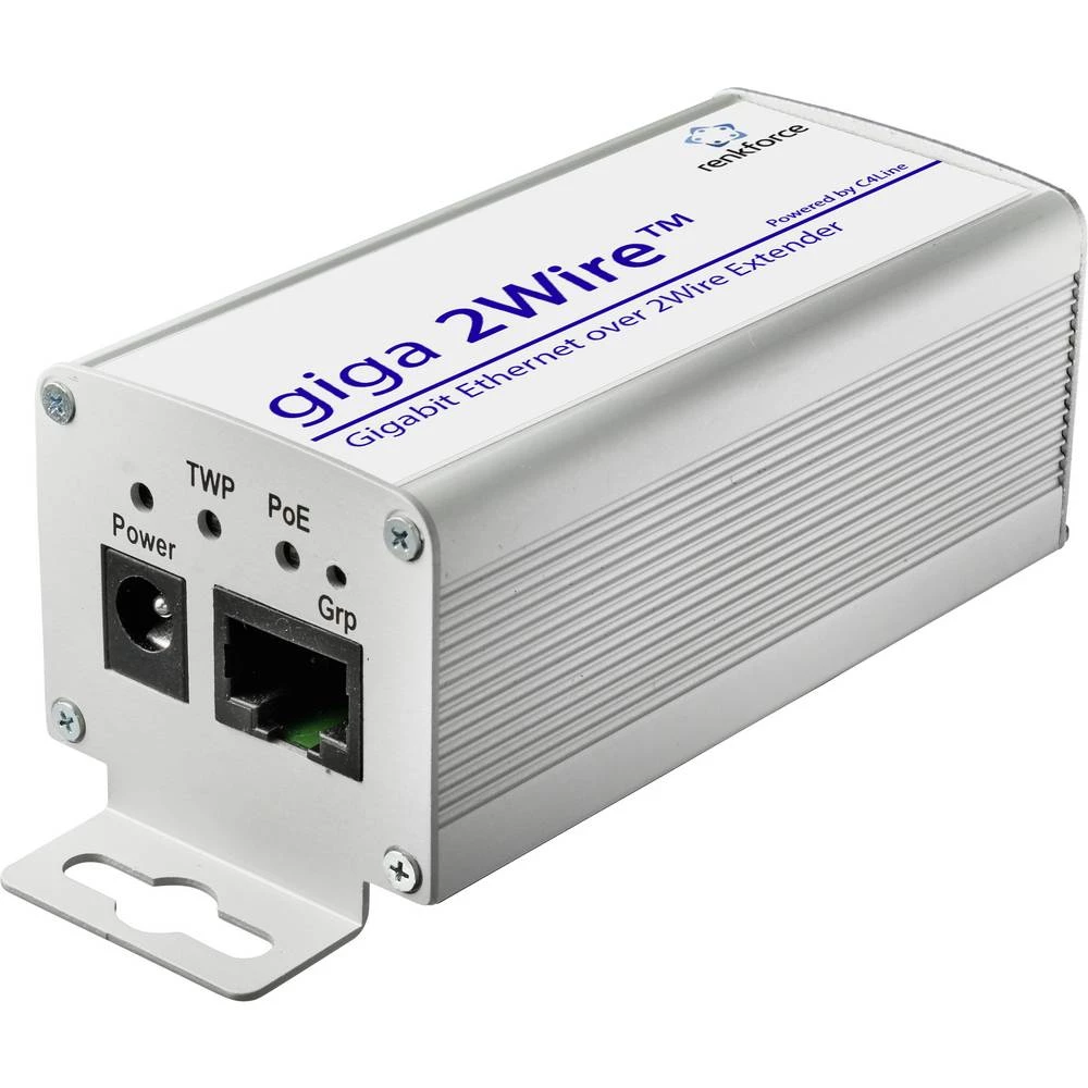 Renkforce RF-4512196 proširenje mreže 2-žice Raspon (maks.): 400 m 1 St. 1200 MBit/s s PoE funkcijom slika