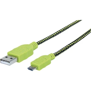 USB 2.0 priključni kabel [1x USB 2.0 utikač A - 1x USB 2.0 utikač mikro B] 1 m c slika