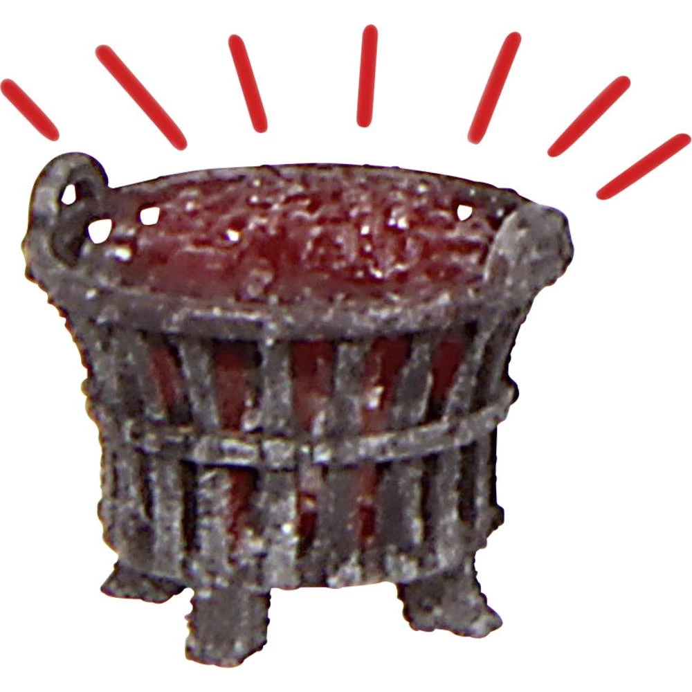 MBZ 30275 H0 Košara za vatru s osvjetljenjem slika