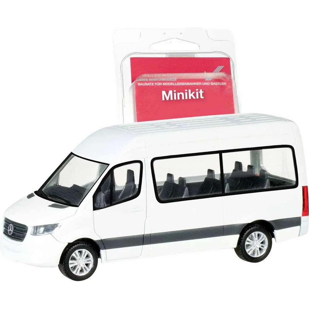 Herpa 013468 h0 model autobusa Mercedes Benz Sprinter Bus visoki krov, bijela boja slika