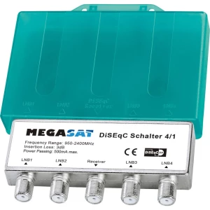 MegaSat DiSEqC 4/1 diseqc prekidač 4 (4 sat/zemaljska 0) 4 slika