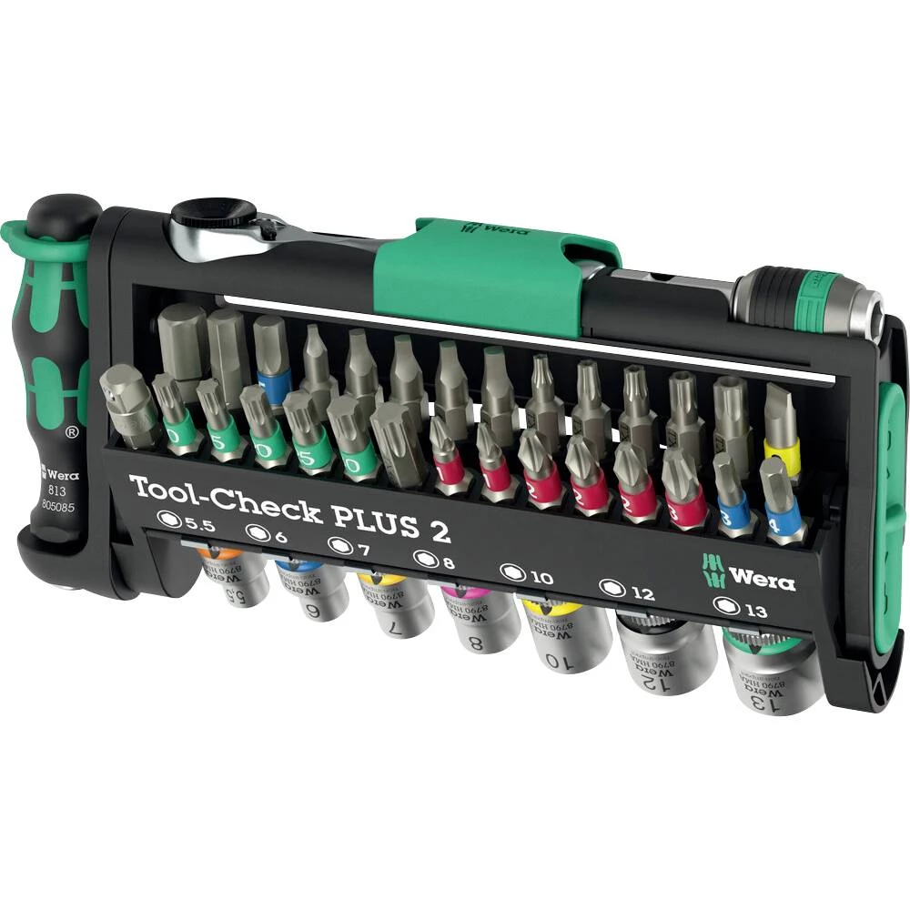 Wera Tool-Check PLUS 2 05049056001 bit komplet 39-dijelni križni phillips, TORX, TORX BO, ravni prorez, unutarnji šester slika