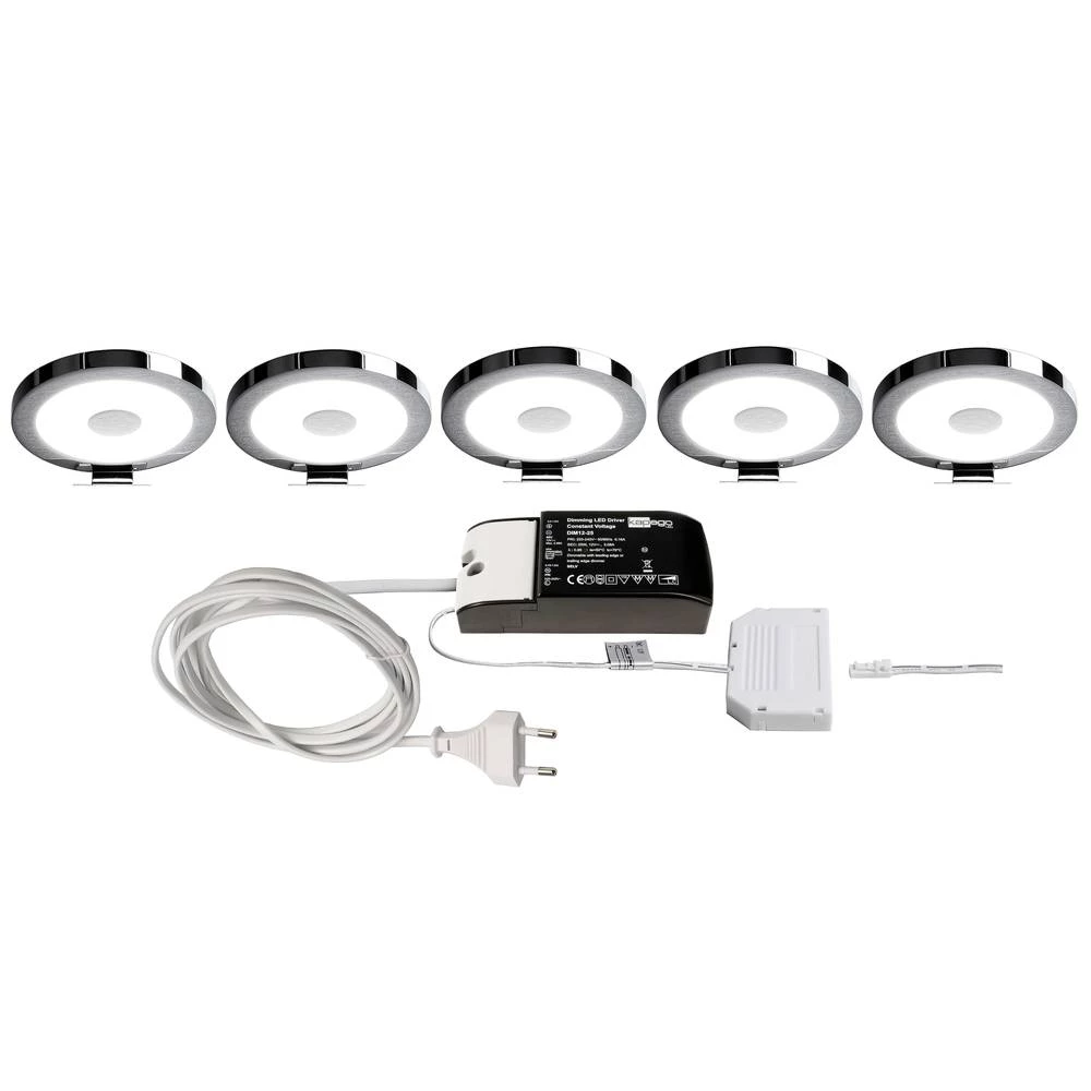 Deko Light Spiegel Rund 5er Bundle svjetlo za ogLEDalo   LED fiksno ugrađena 4.50 W Energetska učinkovitost 2021: G (A - G) neutralna bijela srebrna slika