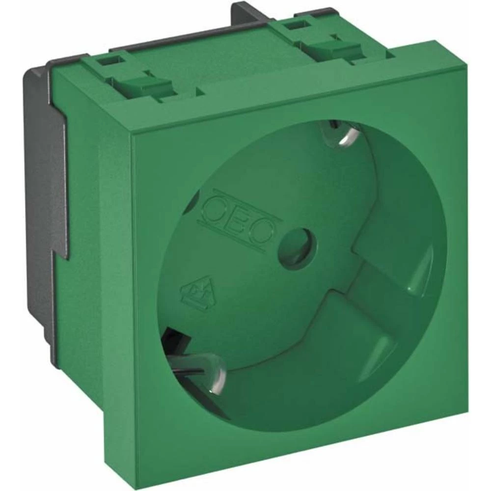 OBO Bettermann 6120076 Kabelske kanalice OBO Vertr utičnica 33 stupnja 1-smjerni zaštitni kontakt STD Zelena slika