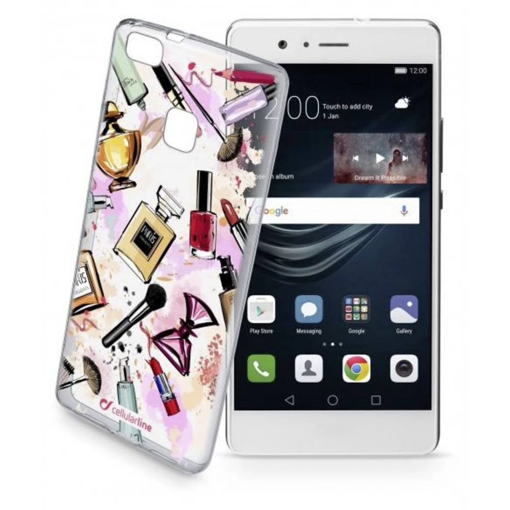Cellularline STYCS17GLAMP9LITE Stražnji poklopac za mobilni telefon Pogodno za: Huawei P9 Lite Prozirna slika