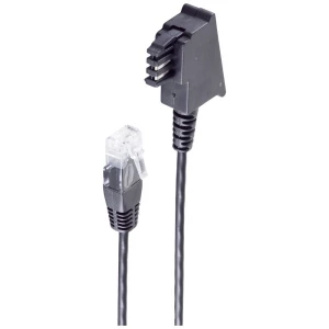 Shiverpeaks DSL priključni kabel [1x muški konektor TAE-F - 1x RJ45-utikač 8p2c] 0.5 m crna slika