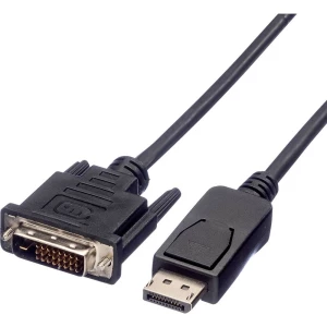 Value DisplayPort priključni kabel 2.00 m 11.99.5615 sa zaštitom crna [1x muški konektor displayport - 1x muški konektor slika