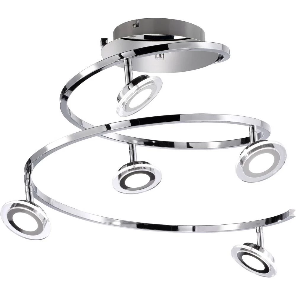 WOFI CHLOE 9195.05.01.0000 LED stropna svjetiljka 22.50 W Krom boja slika