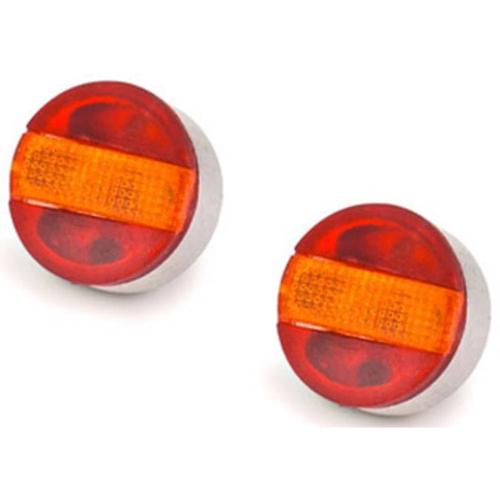 Carson Modellsport 500907039 1:14 3-komorna stražnje svjetlo za tegljač/poluprikolica okrugla 1 pair slika