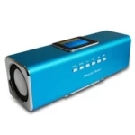 Music Man MA Display blau mini zvučnik AUX, FM radio, SD, prijenosni, USB plava (metalik) boja