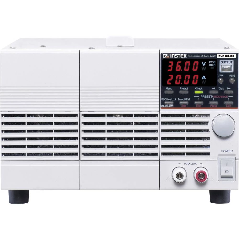 Laboratorijsko napajanje, podesivo GW Instek PLR 36-20 0 - 36 V/DC 0 - 20 A 720 W RS-232 Daljinsko kontrolirano, Programabilno, slika