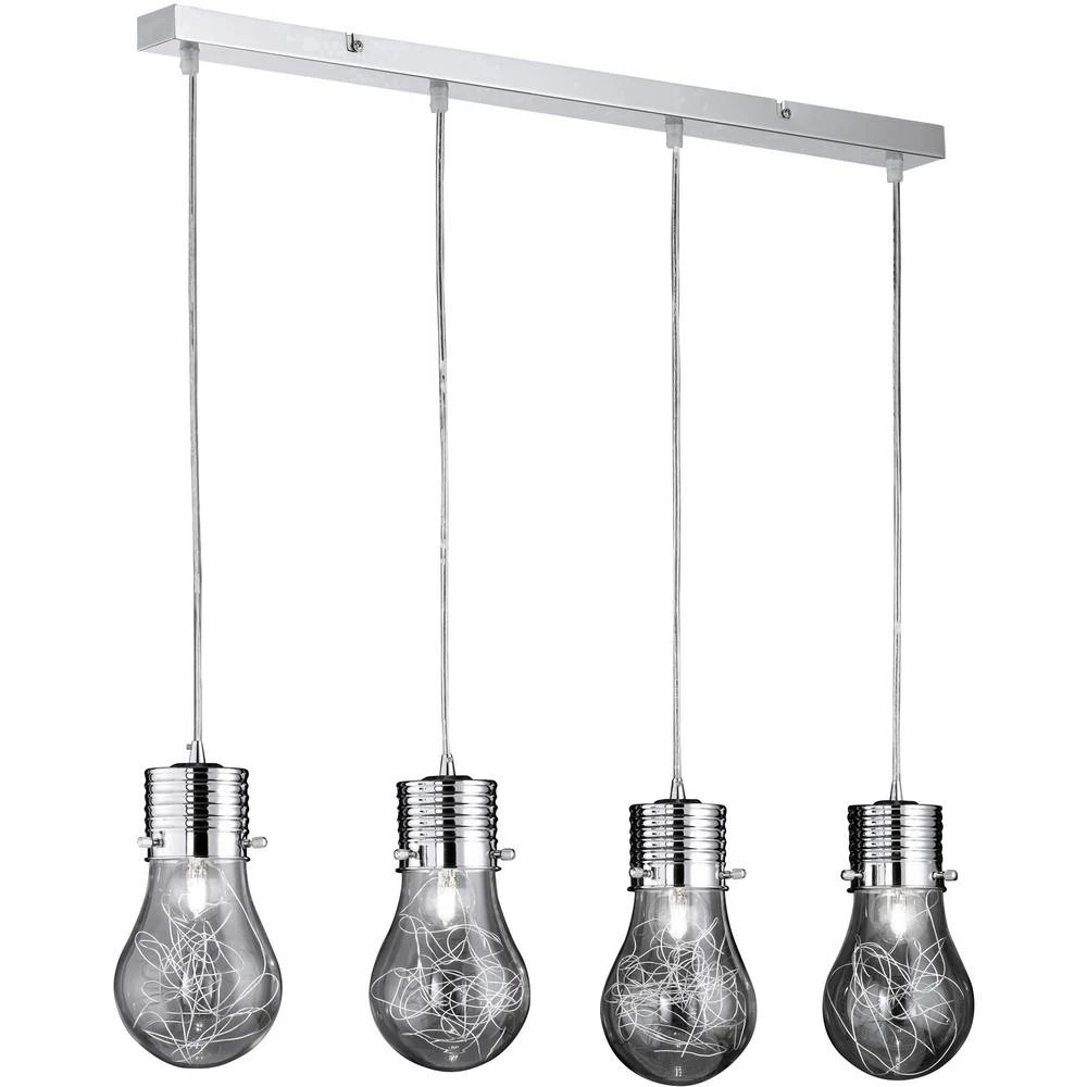 Viseća svjetiljka LED E14 160 W ACTION Futura 700304010150 Krom boja slika